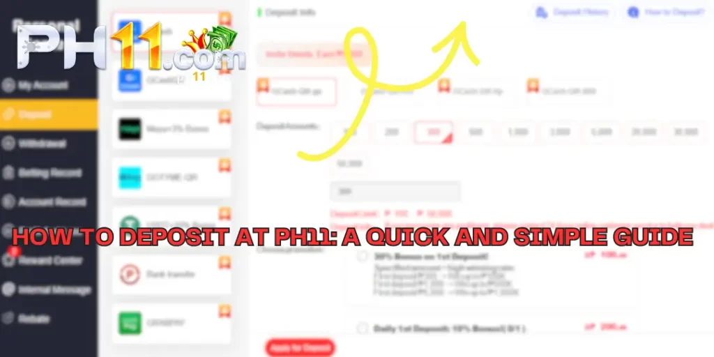 How to Deposit at PH11